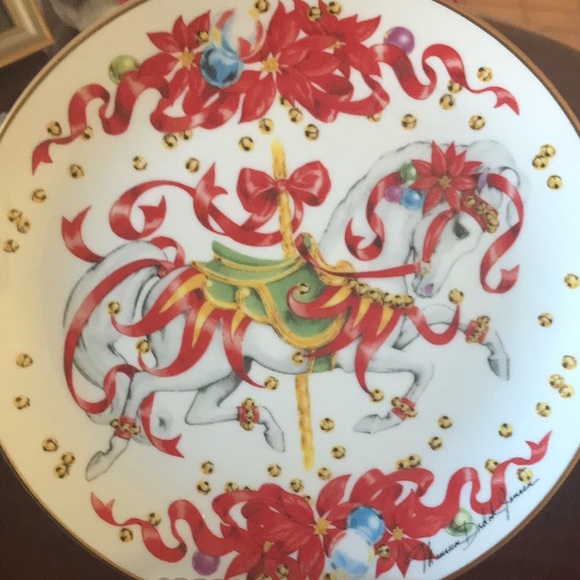 Other - PORCELAIN PLATE “CHRISTMAS STEED” LTD EDITION, ARTIST SIGNED